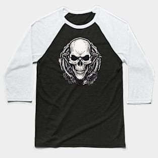 Terrifying skull Baseball T-Shirt